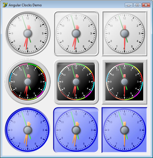 ILAnalogClocksDemo
