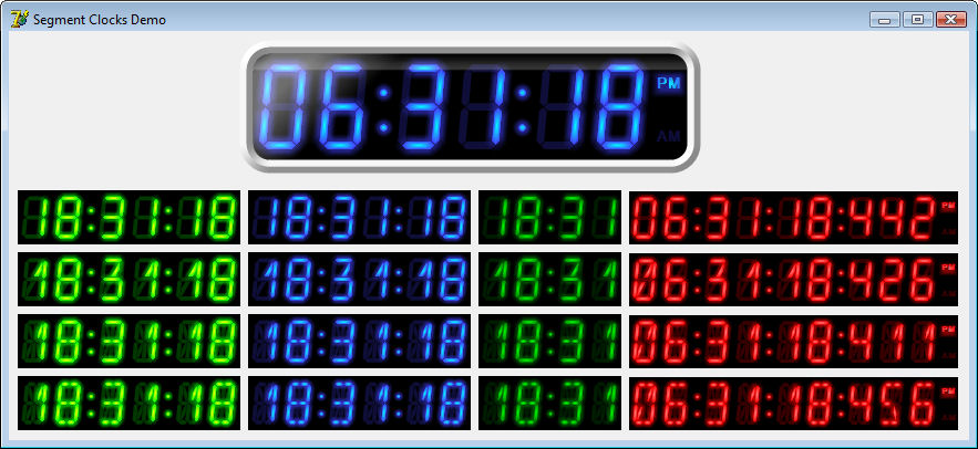 ILSegmentClocksDemo