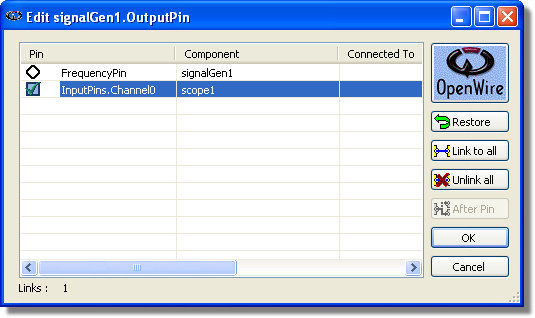 SignalGenPinEdit SignalGenPinEdit