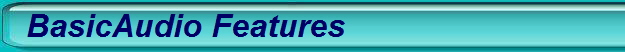 BasicAudio Features