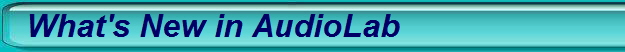 What's New in AudioLab